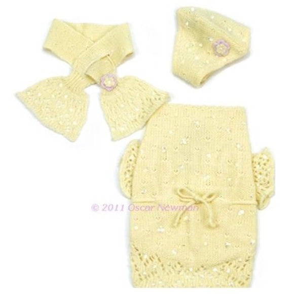 oscar newman Other - OSCAR NEWMAN BUTTERCUP SWEATER W/ BEANIE & SCARF